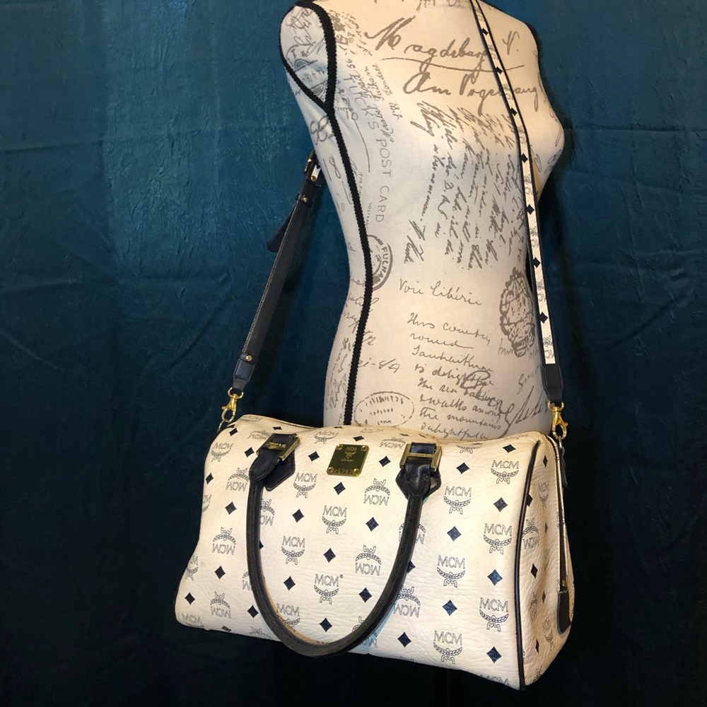 MCM Vintage Boston Satchel